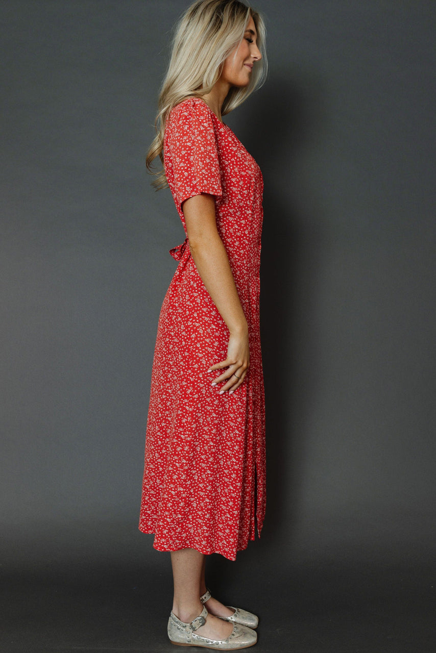 Rowan Dress in Red