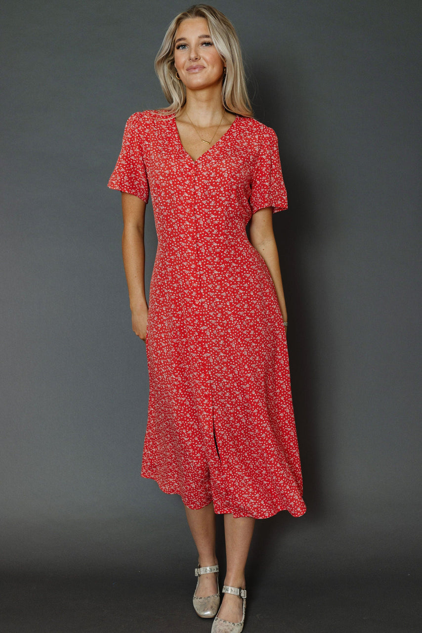 Rowan Dress in Red