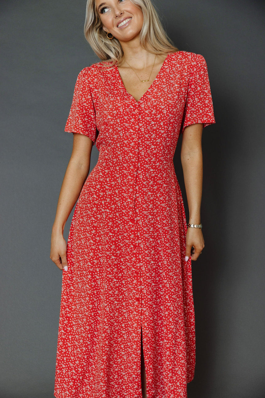 Rowan Dress in Red