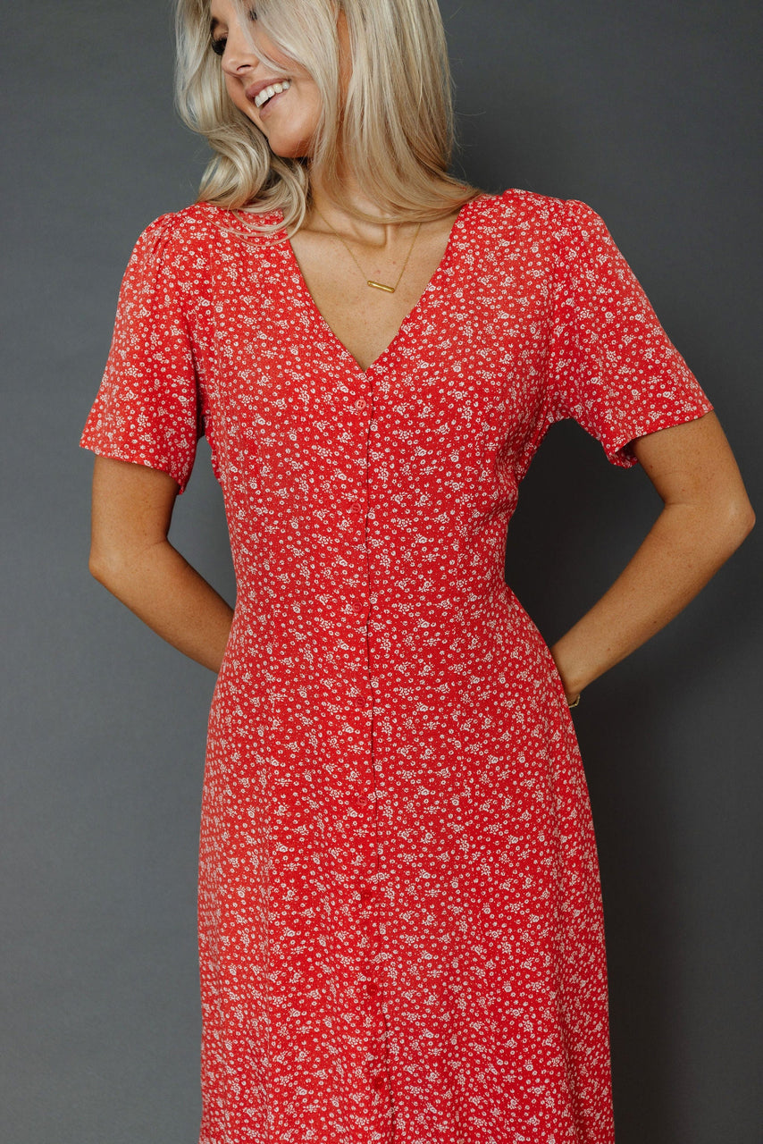 Rowan Dress in Red