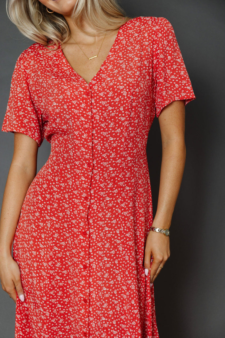 Rowan Dress in Red