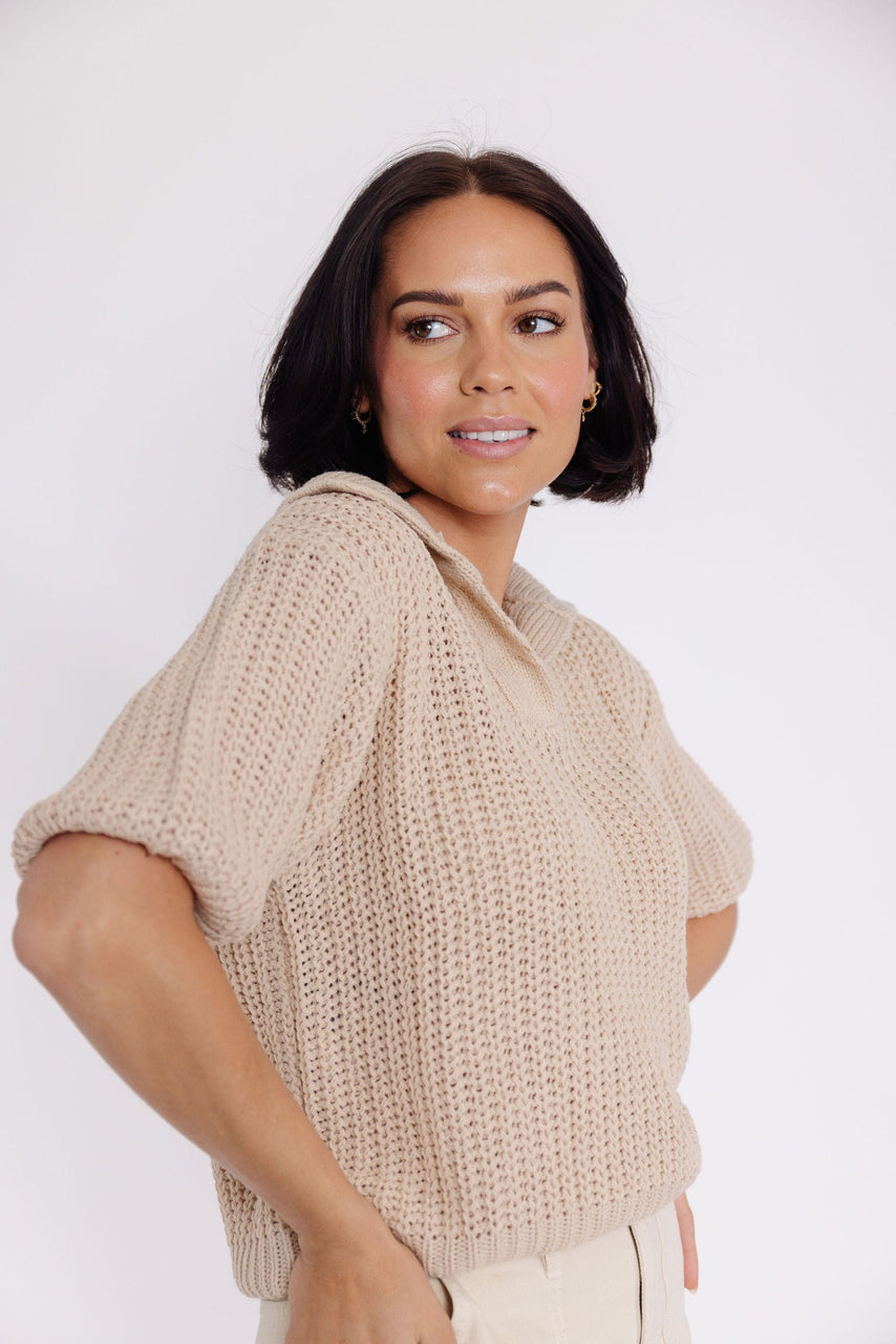 Seaside Sweater in Stone