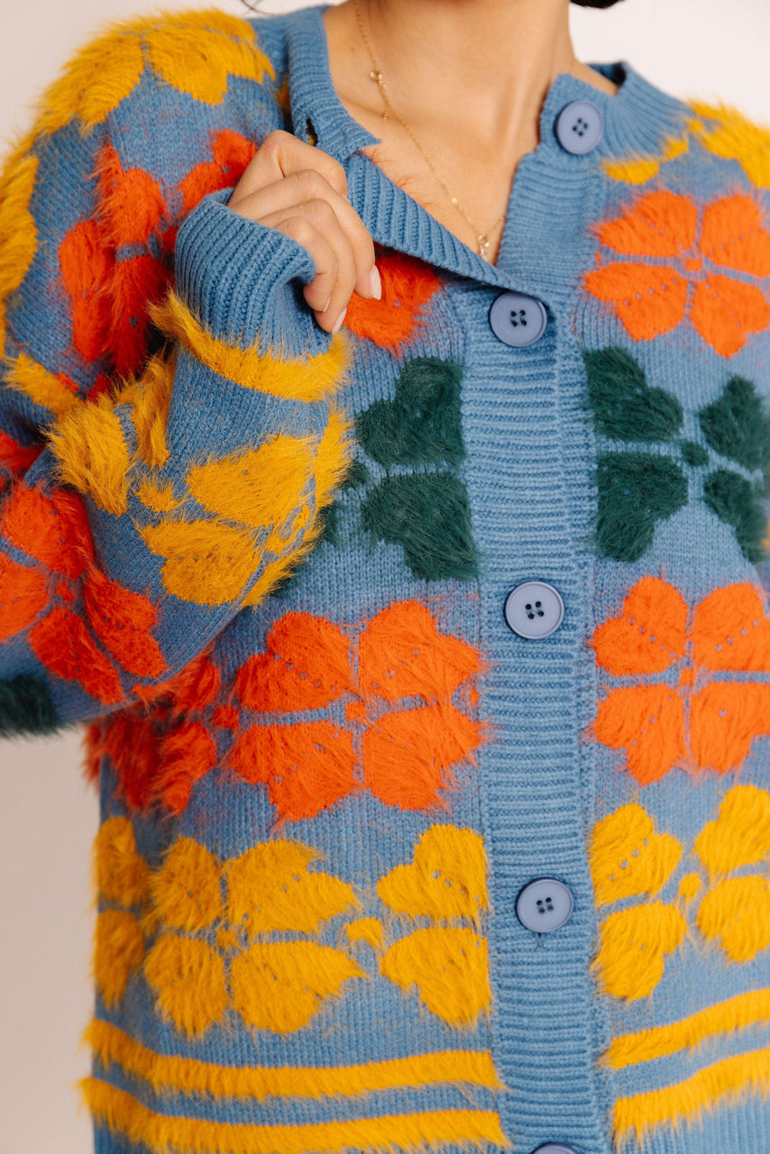 Shea Cardigan in Dark Teal