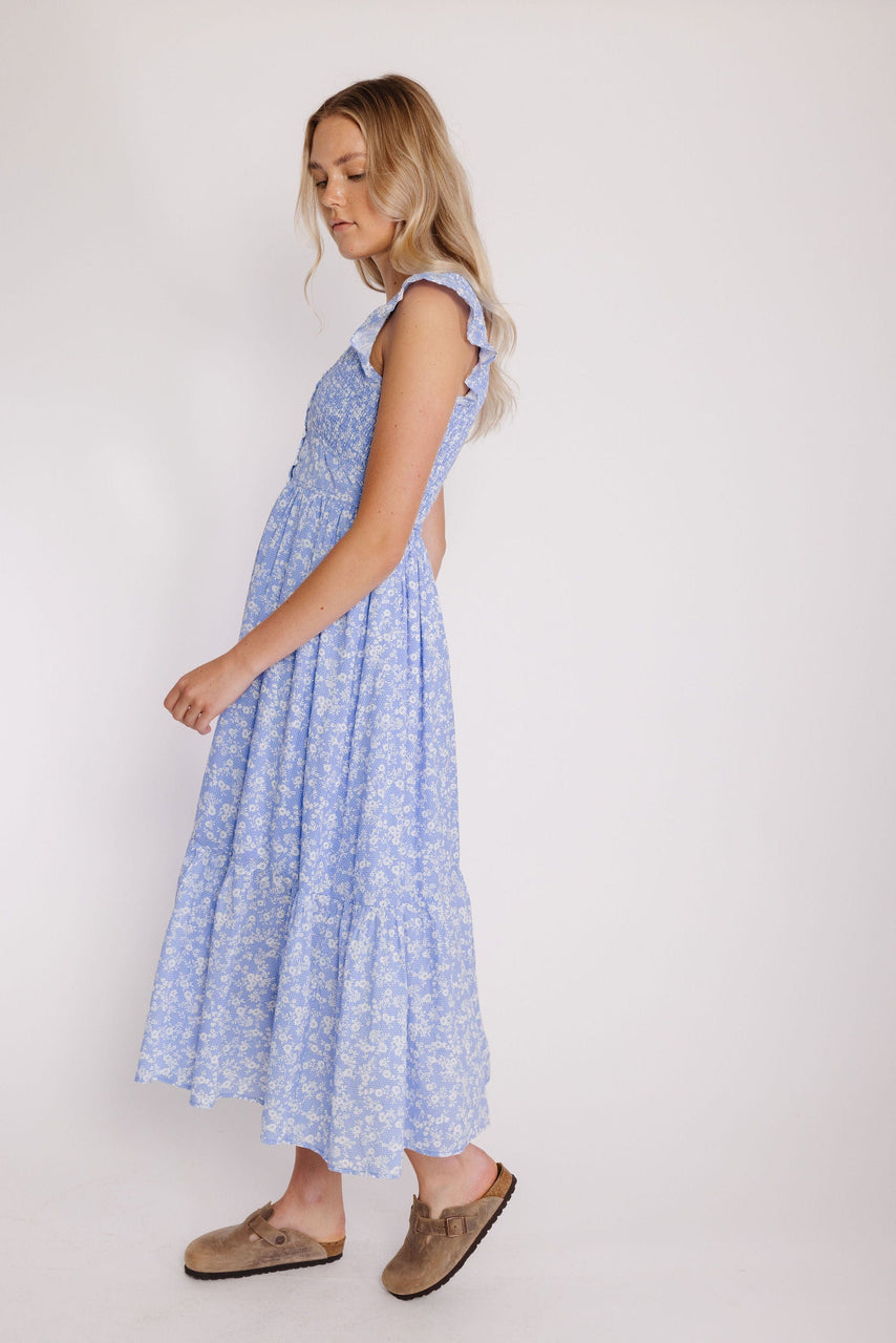 Softly Sings Dress in Soft Blue