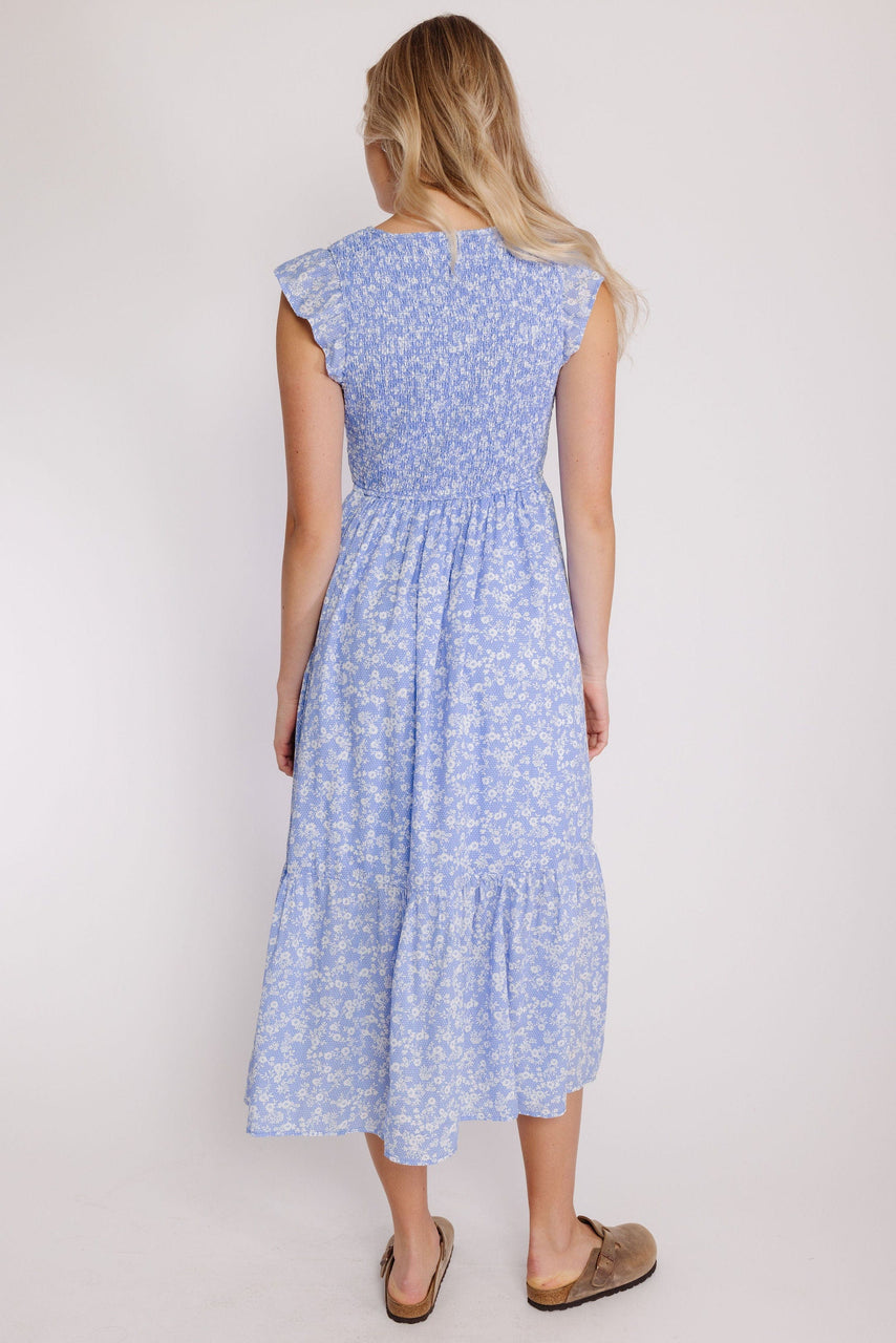 Softly Sings Dress in Soft Blue