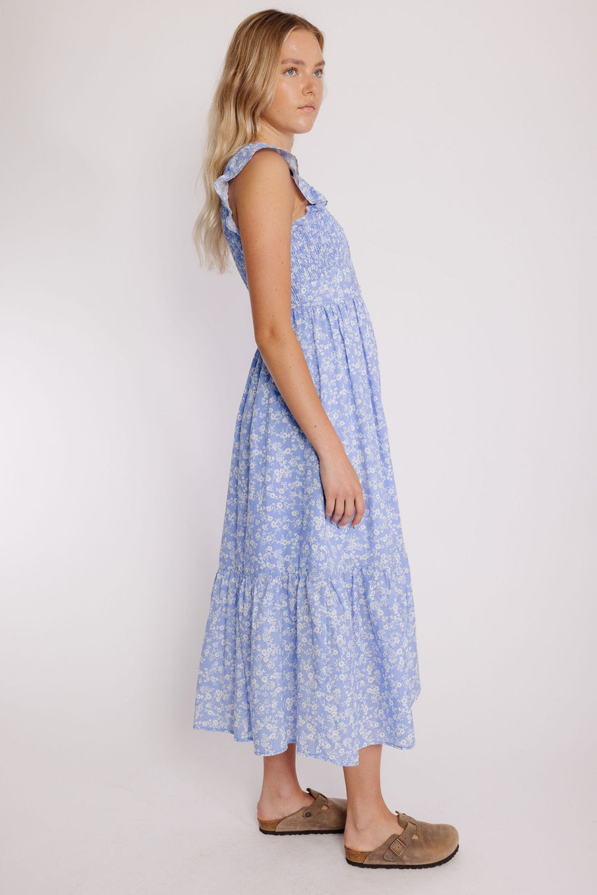 Softly Sings Dress in Soft Blue