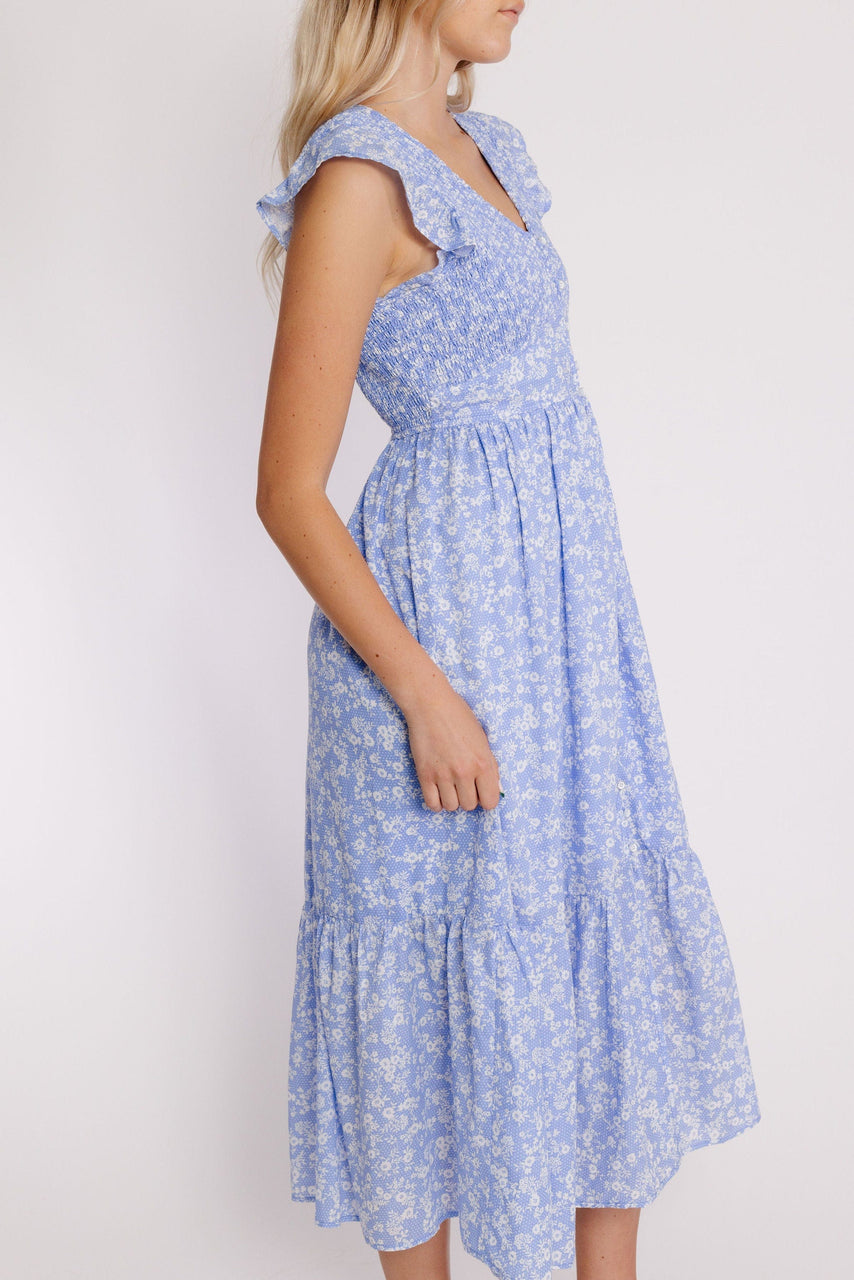 Softly Sings Dress in Soft Blue