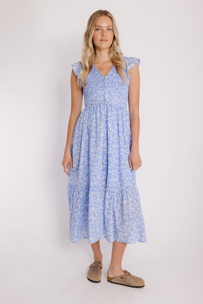 Softly Sings Dress in Soft Blue