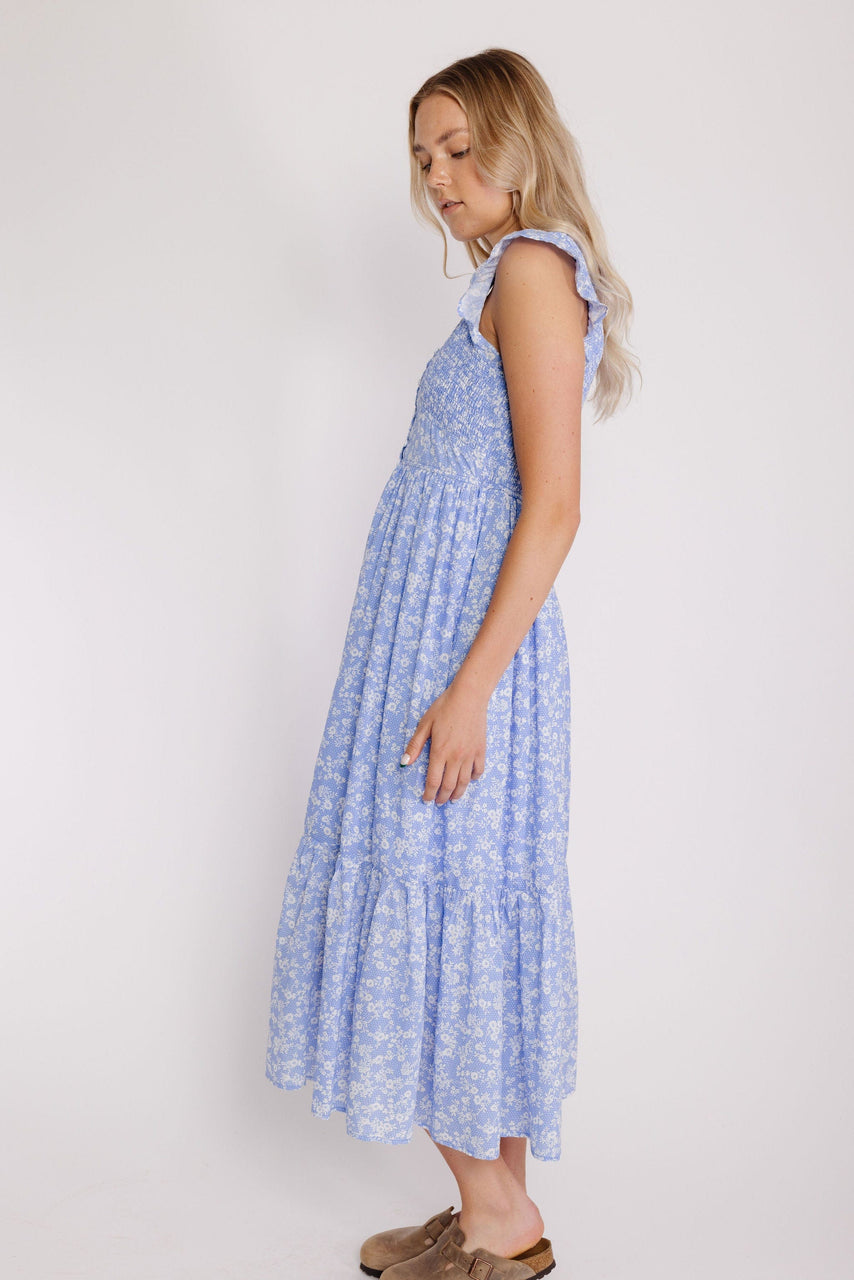 Softly Sings Dress in Soft Blue