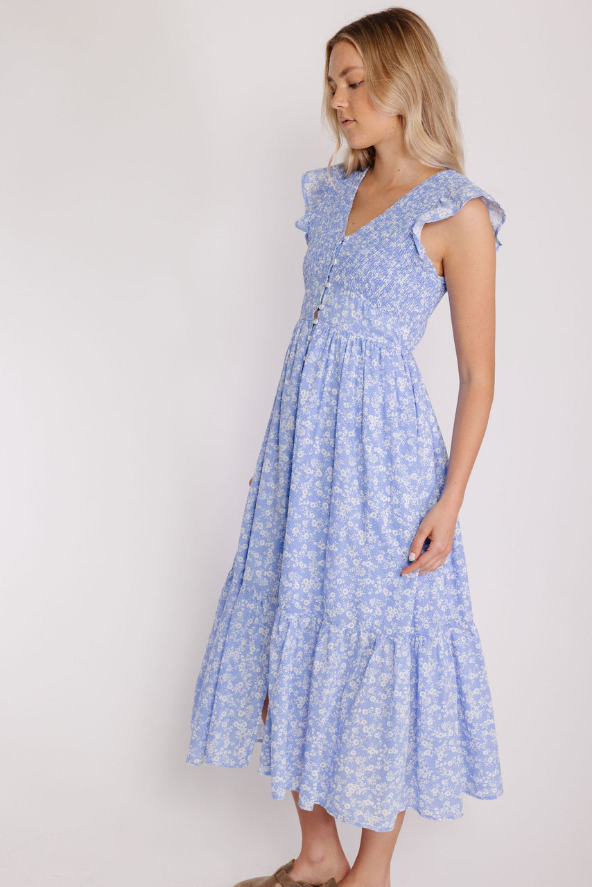Softly Sings Dress in Soft Blue