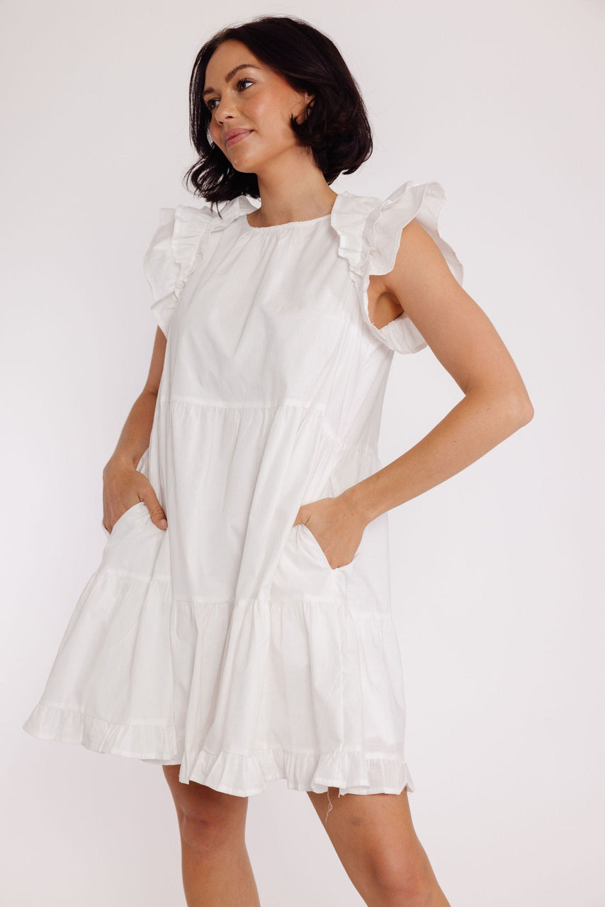 Tallahassee Dress in Off White