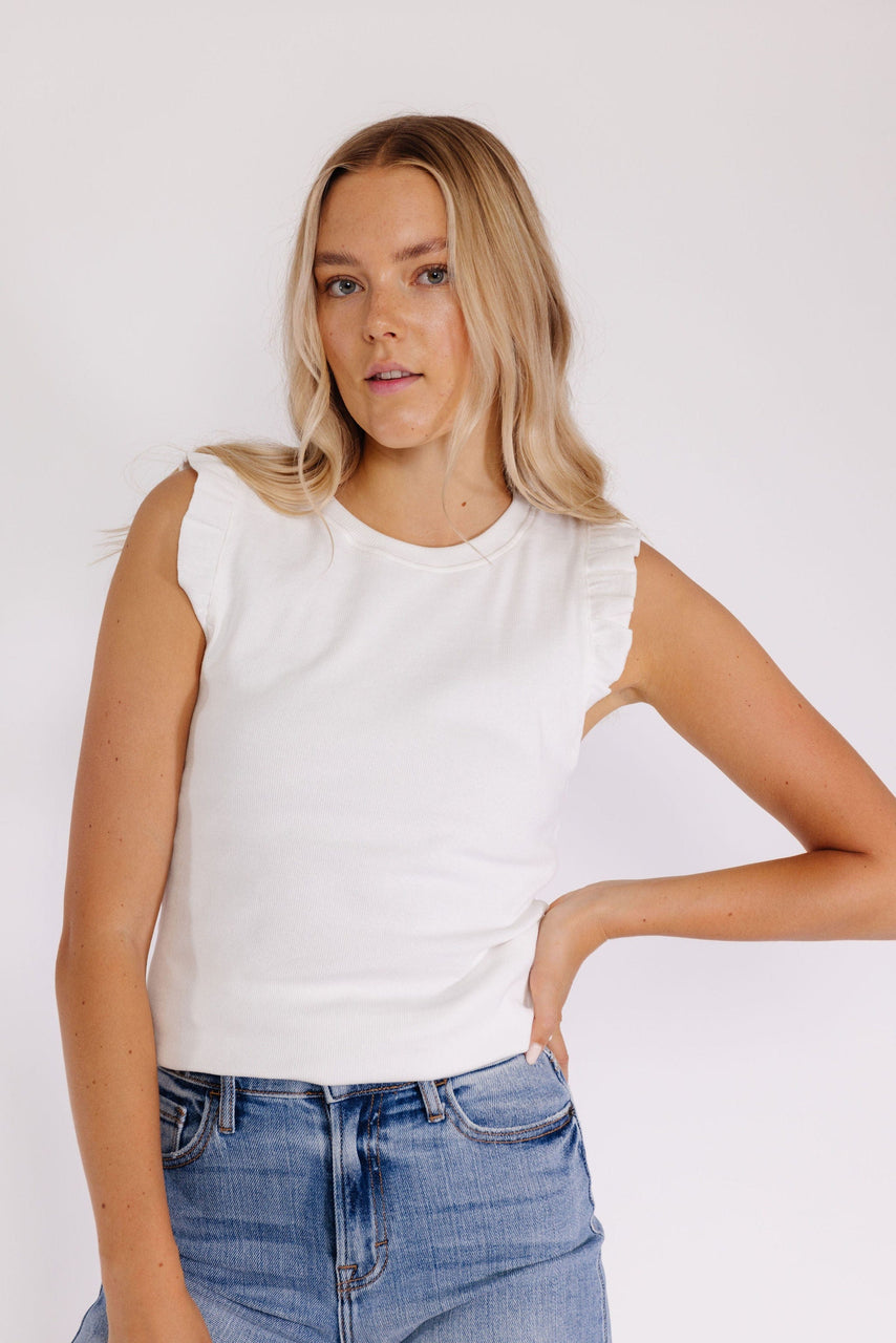 Valery Tee in Ivory