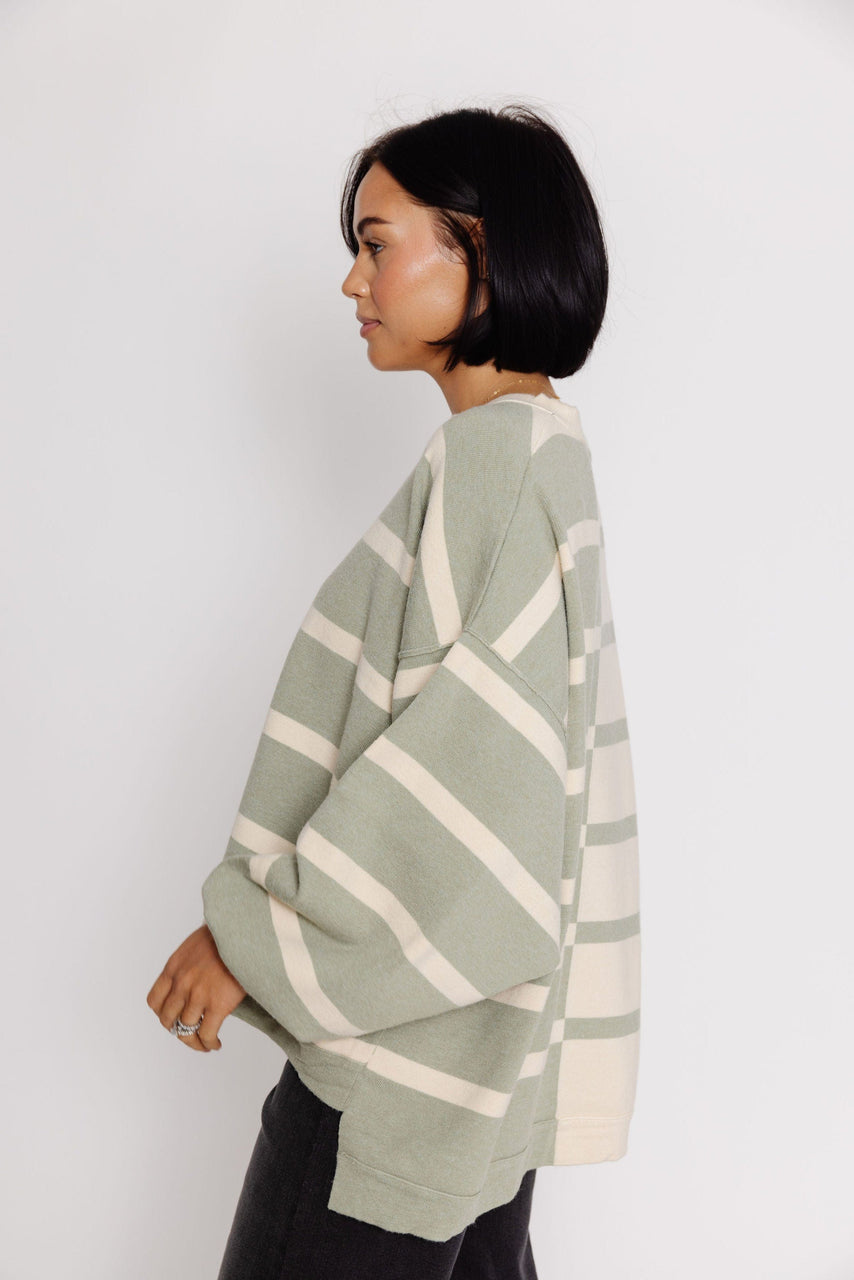 Zailey Sweater in Sage/Cream