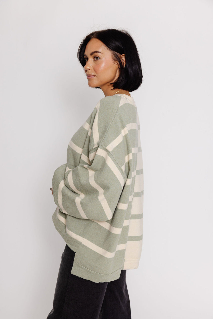 Zailey Sweater in Sage/Cream