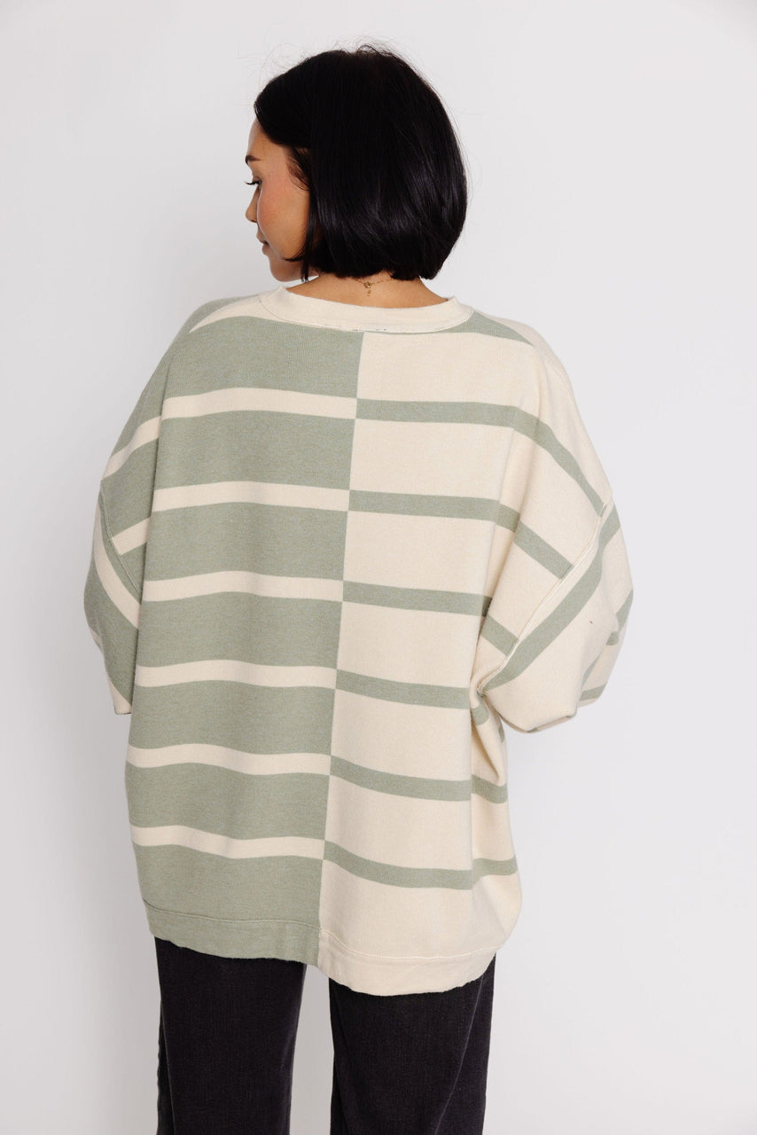 Zailey Sweater in Sage/Cream