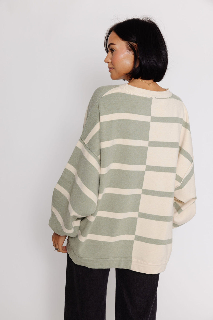 Zailey Sweater in Sage/Cream