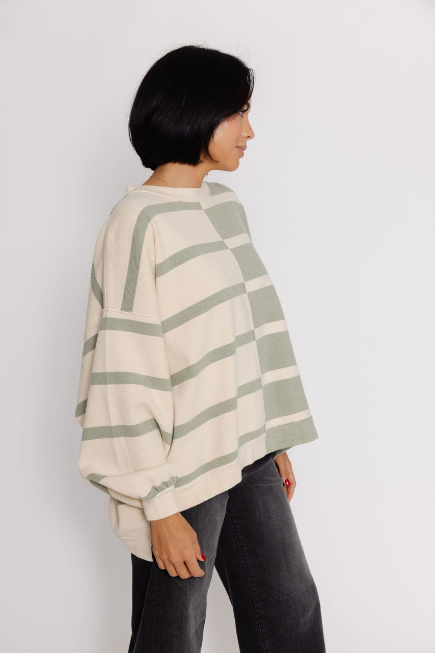Zailey Sweater in Sage/Cream