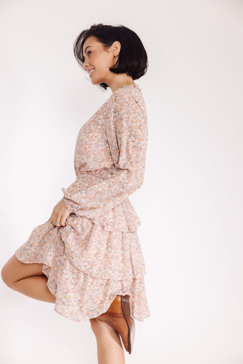 Annabelle Dress in Blush Floral