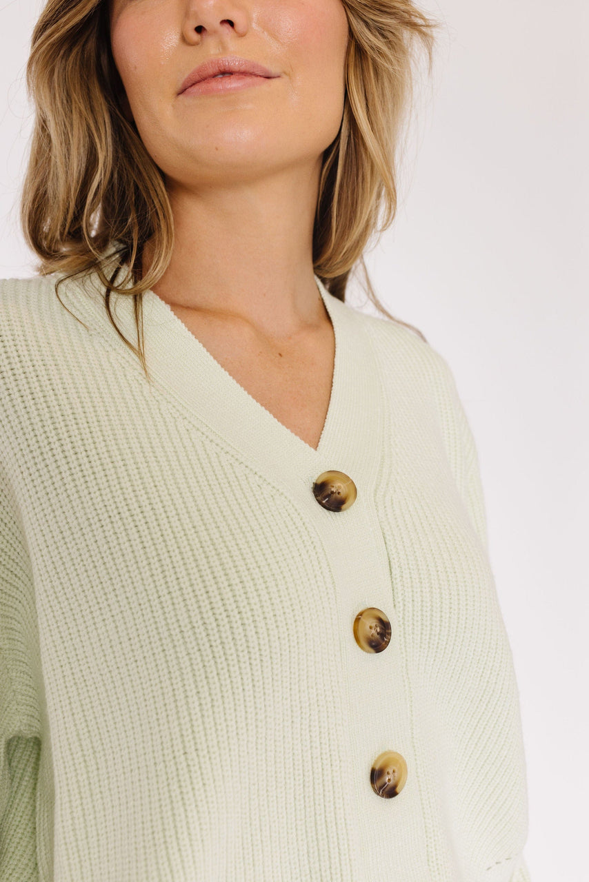 Asheville Cardigan in Light Mint