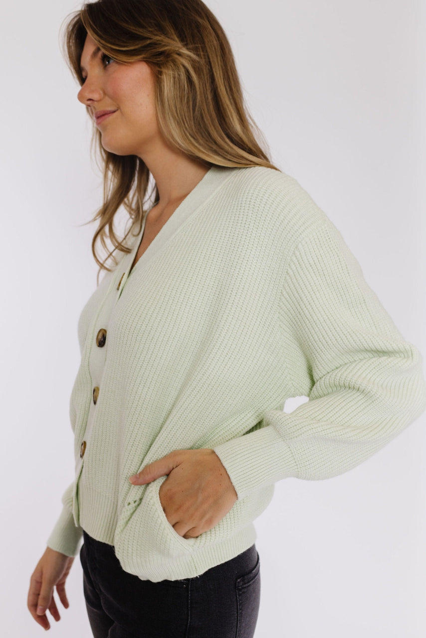 Asheville Cardigan in Light Mint
