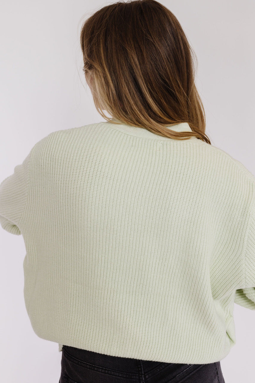 Asheville Cardigan in Light Mint