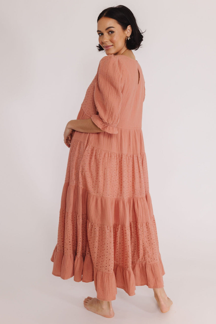 Azariah Dress in Mauve