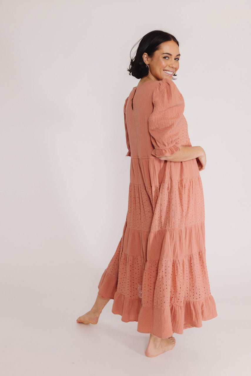 Azariah Dress in Mauve