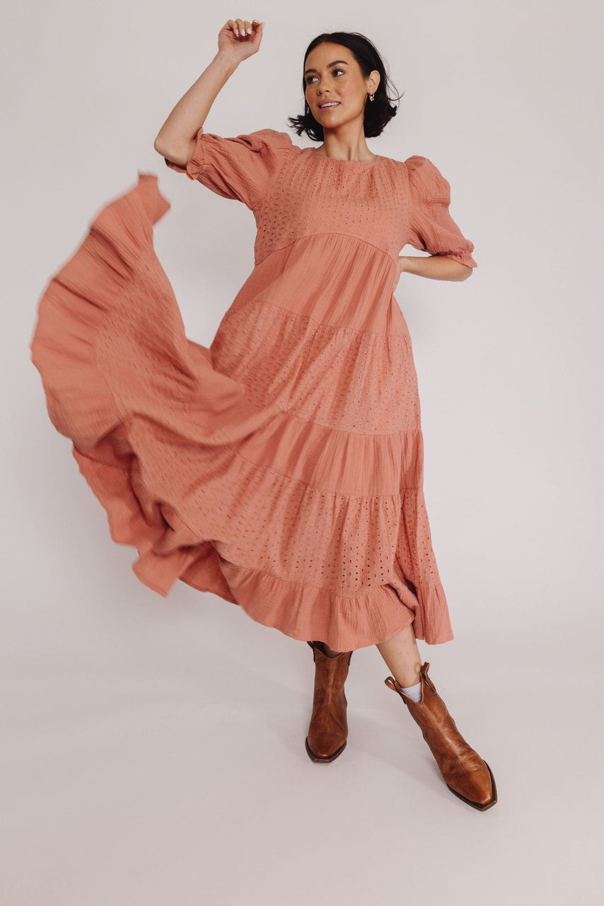 Azariah Dress in Mauve