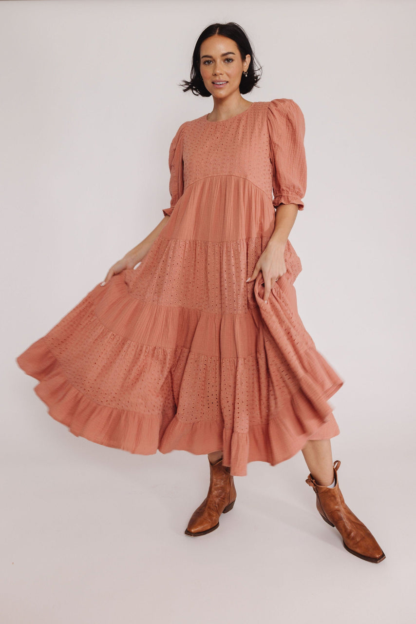 Azariah Dress in Mauve