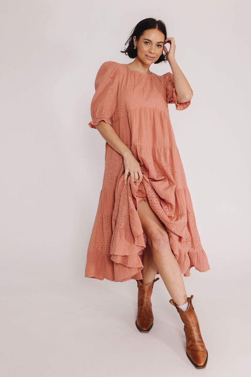 Azariah Dress in Mauve