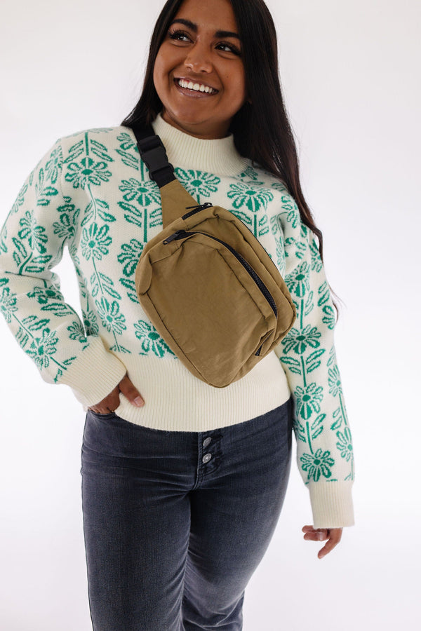 Baggu Fanny Pack Dark Khaki