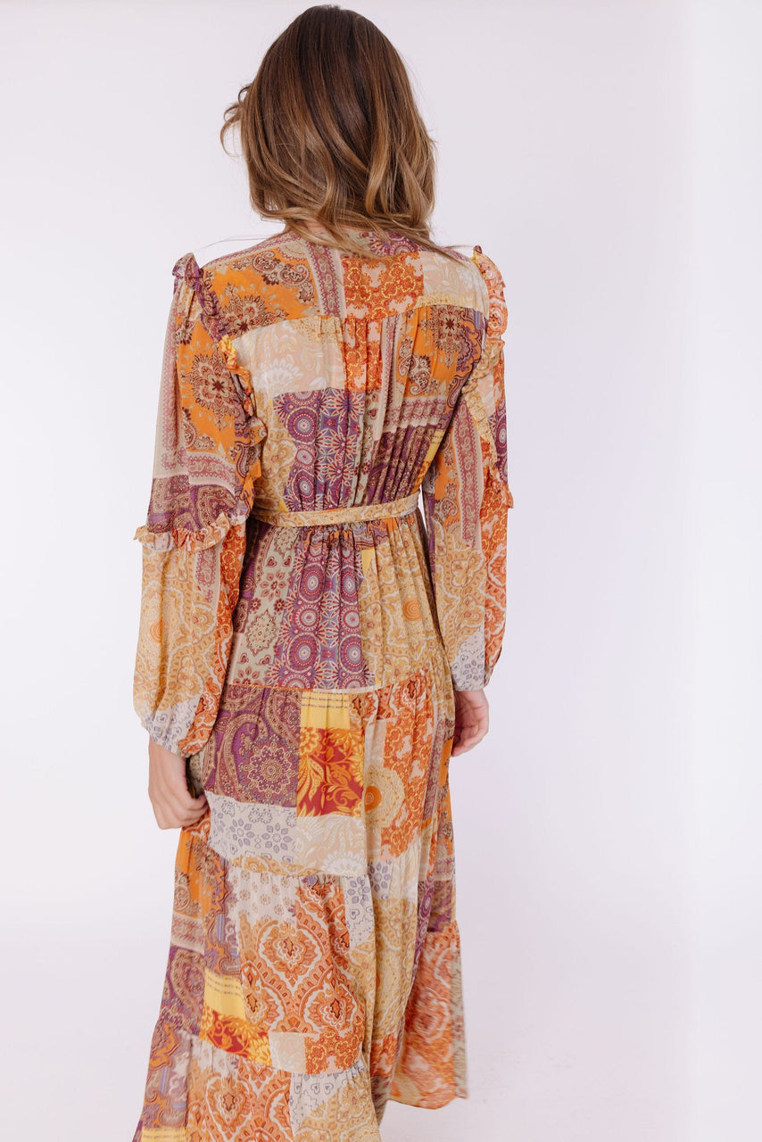Blaze Maple Dress in Golden Desert