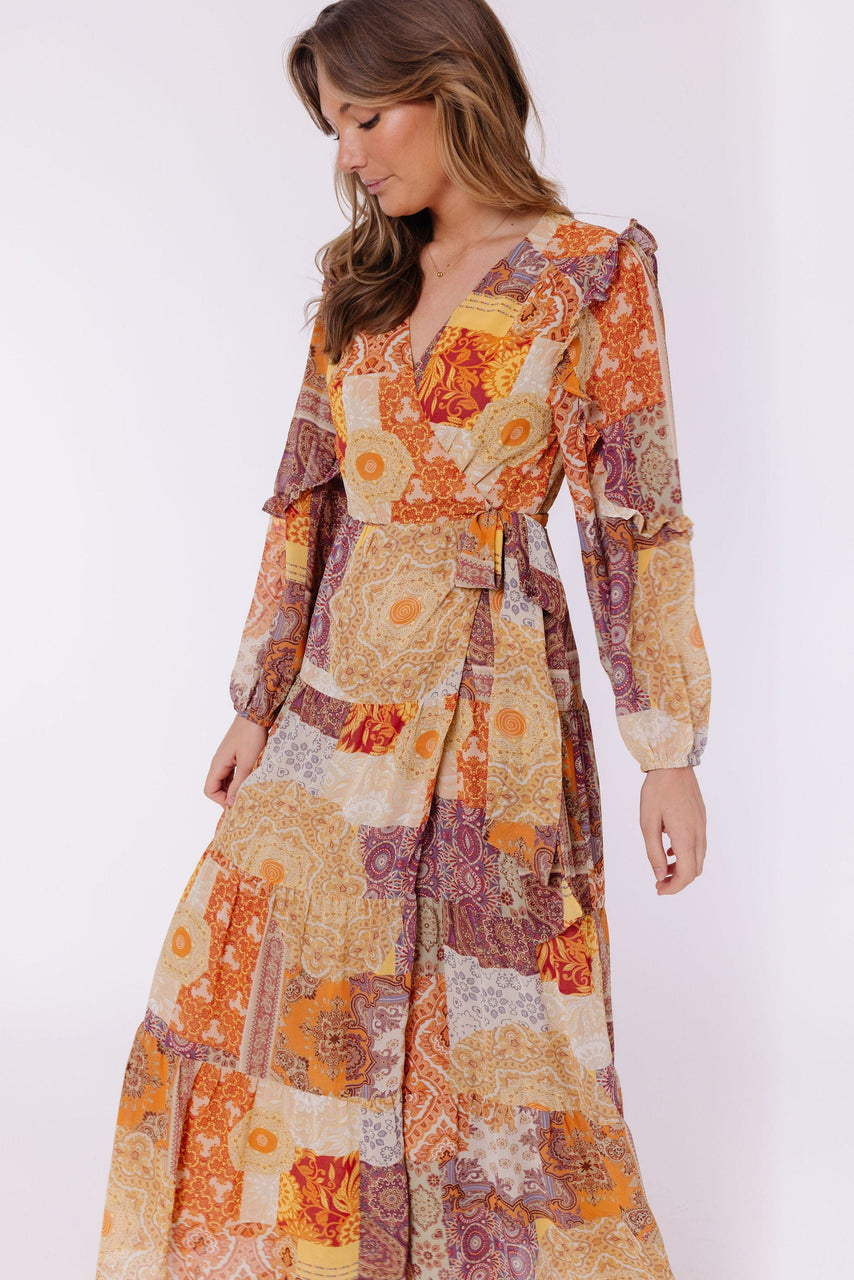 Blaze Maple Dress in Golden Desert