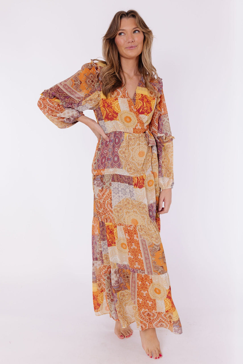 Blaze Maple Dress in Golden Desert