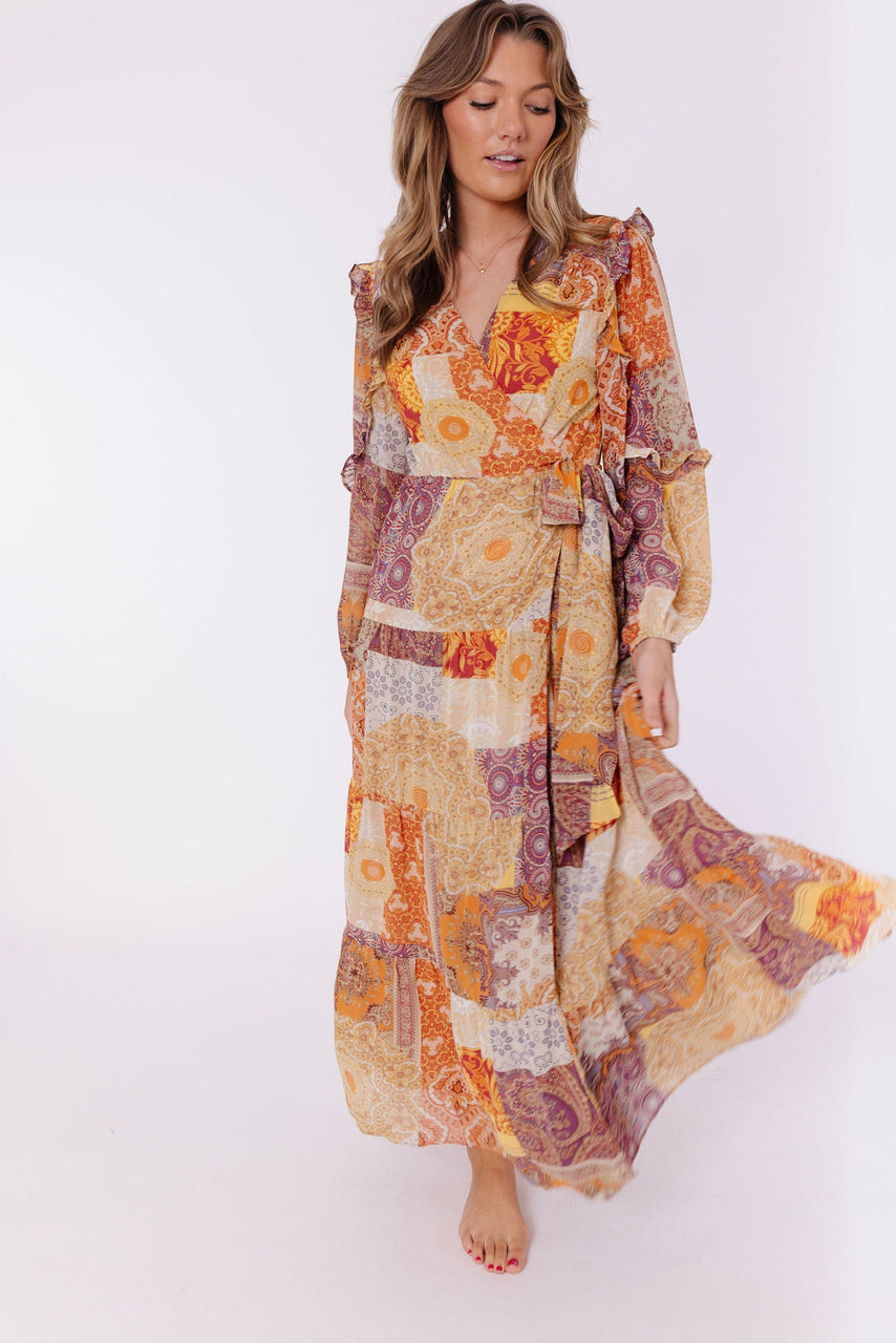 Blaze Maple Dress in Golden Desert