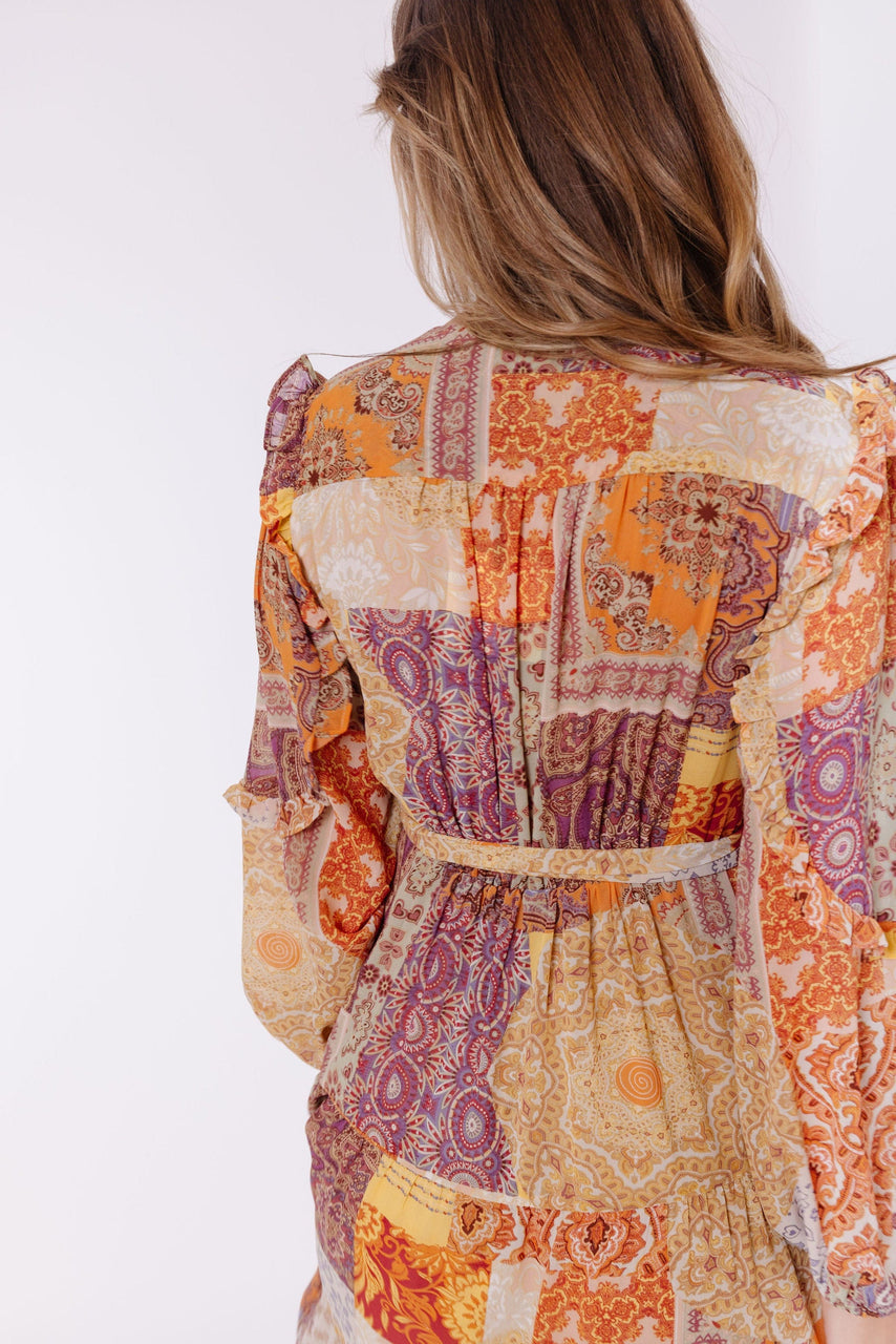 Blaze Maple Dress in Golden Desert