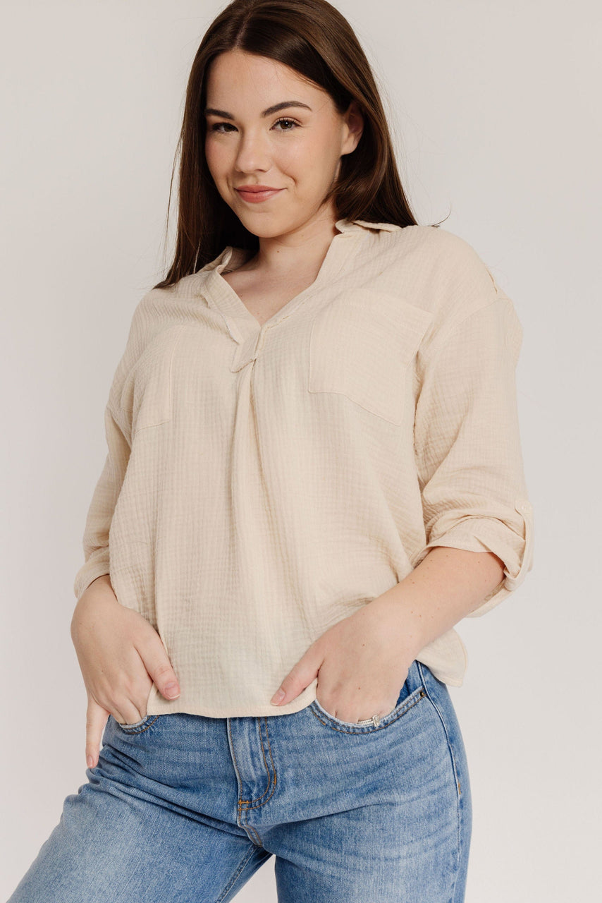 Celeste Blouse in Natural