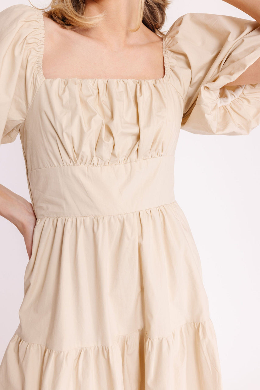 Champe Dress in Champagne