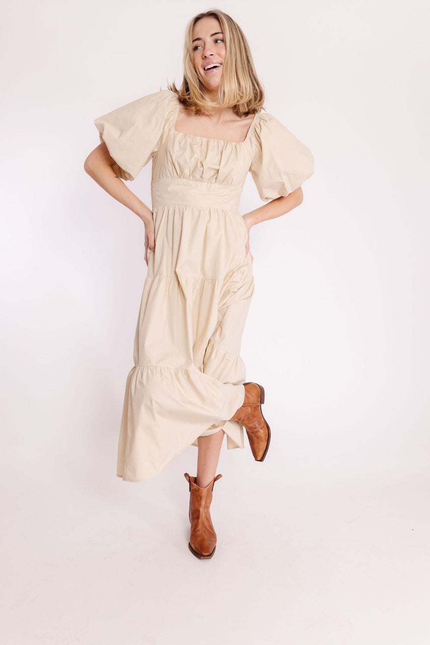 Champe Dress in Champagne