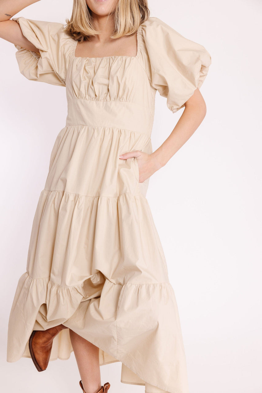 Champe Dress in Champagne