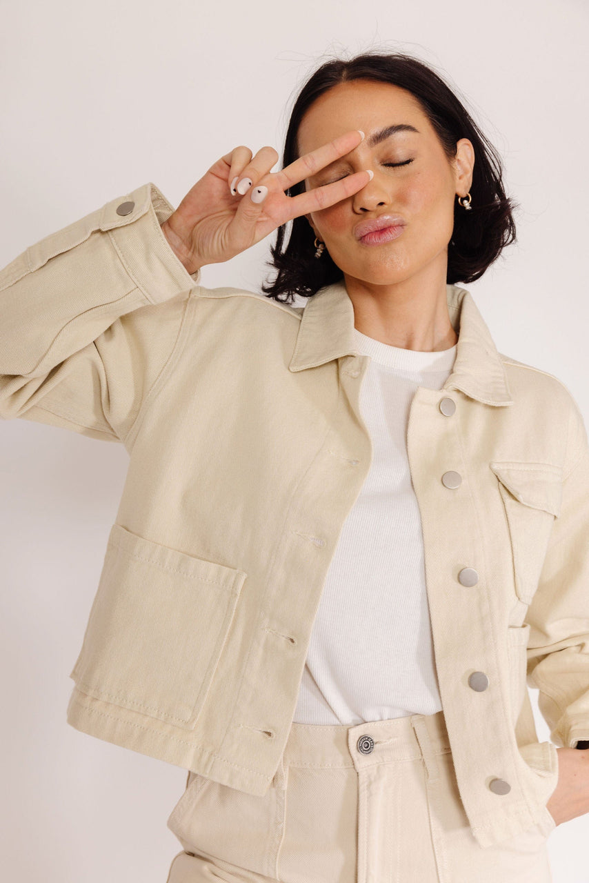 Dash Jacket in Cream