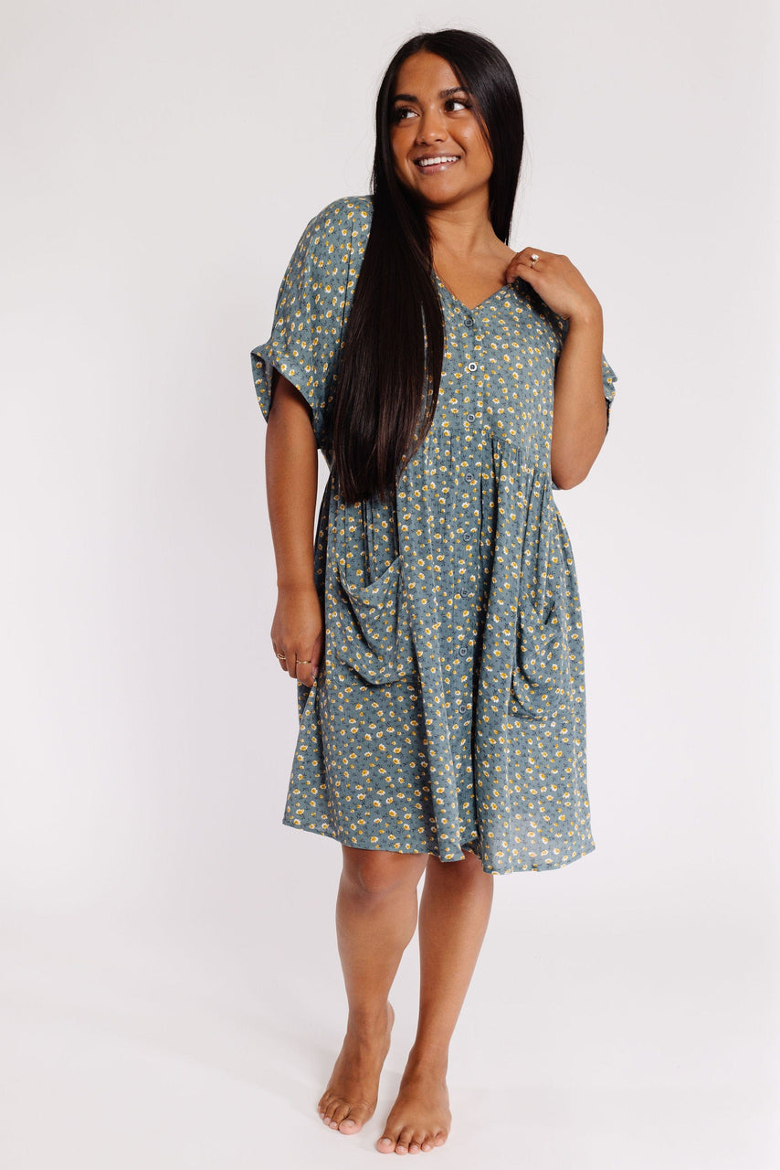 Desert Sky Dress in Olive