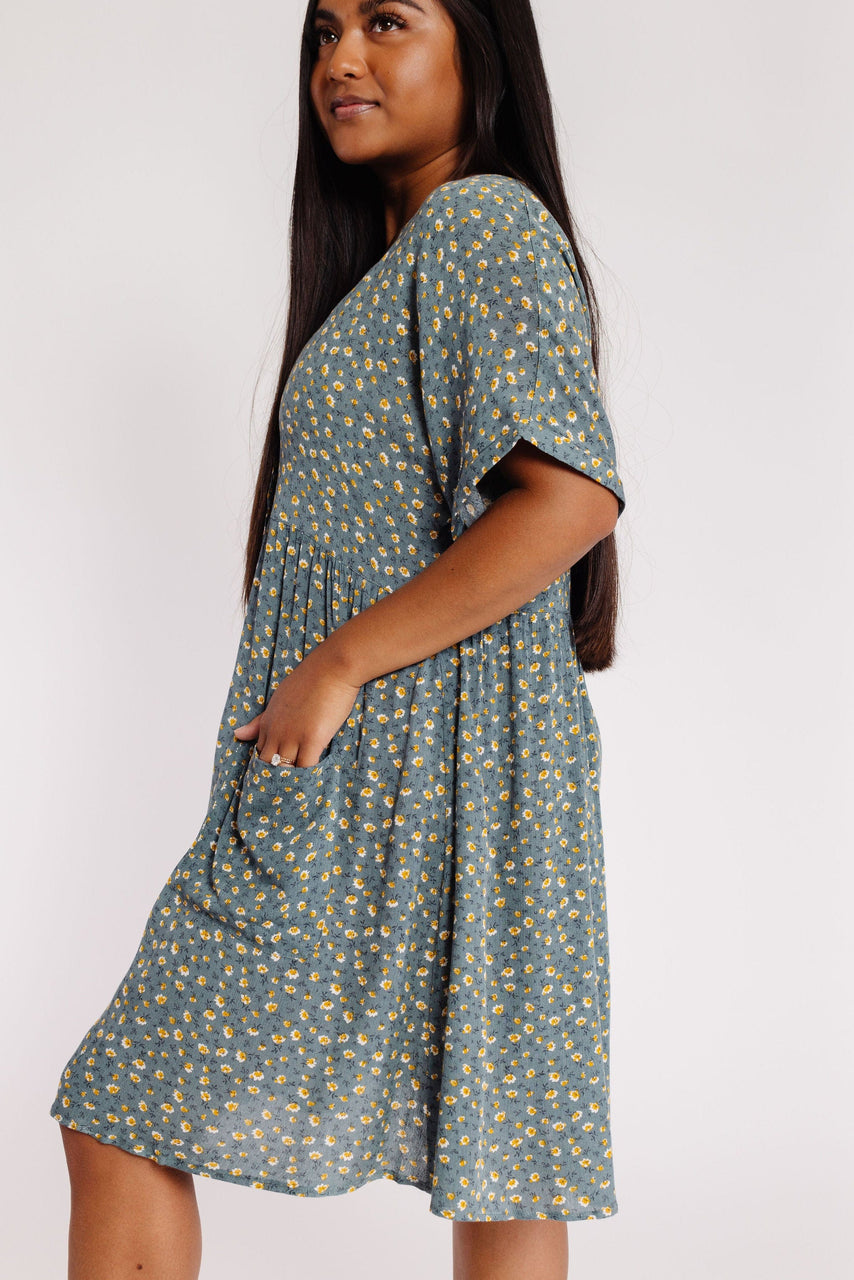 Desert Sky Dress in Olive