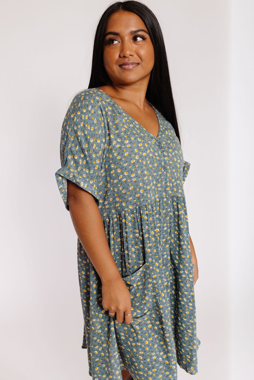 Desert Sky Dress in Olive