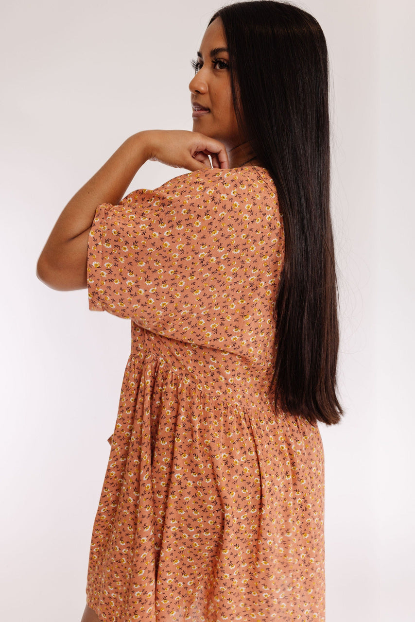 Desert Sky Dress in Terra Cotta