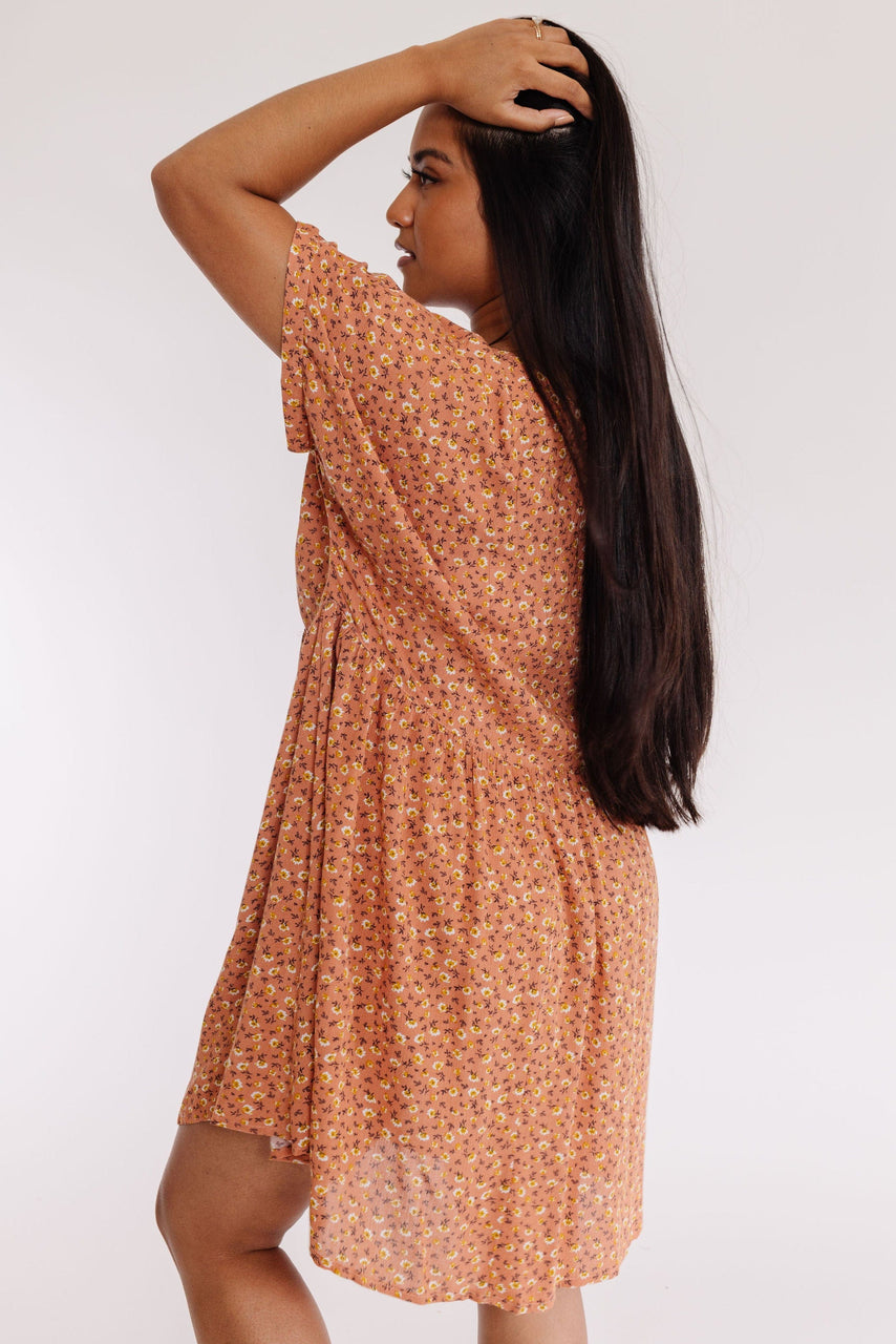 Desert Sky Dress in Terra Cotta