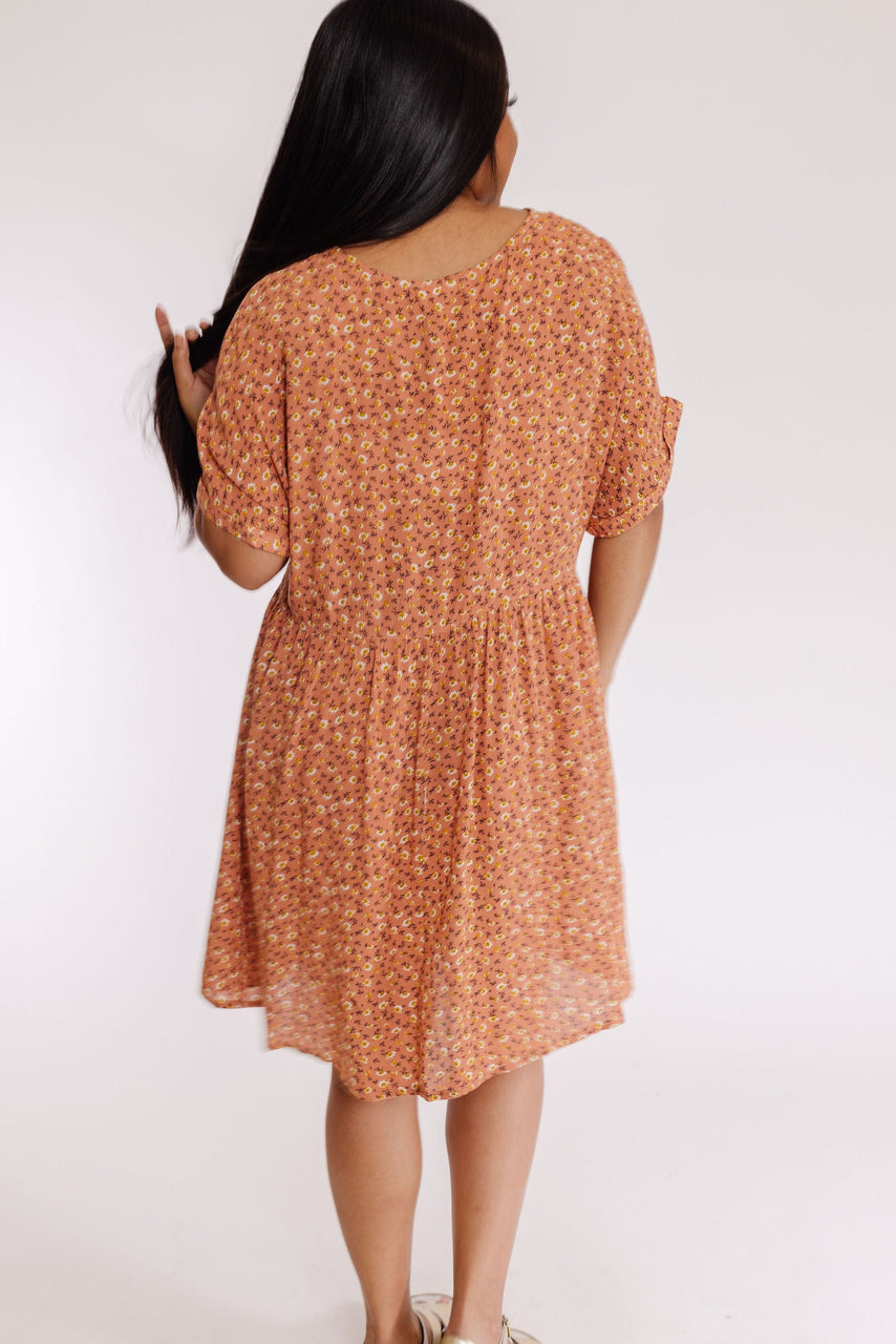 Desert Sky Dress in Terra Cotta