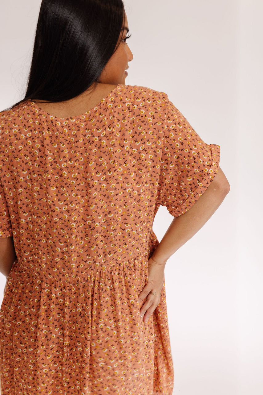 Desert Sky Dress in Terra Cotta