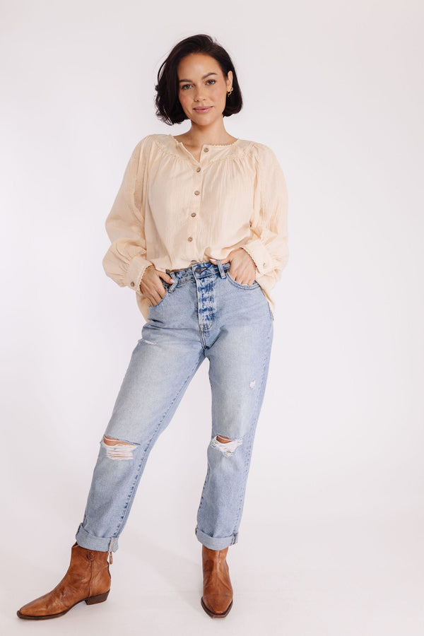 Desiree Blouse in Natural