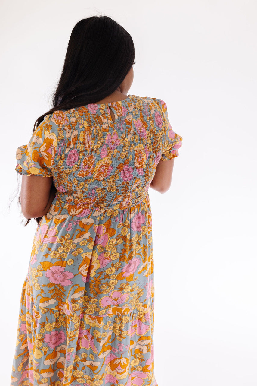 Duke Dress in Dusty Blue